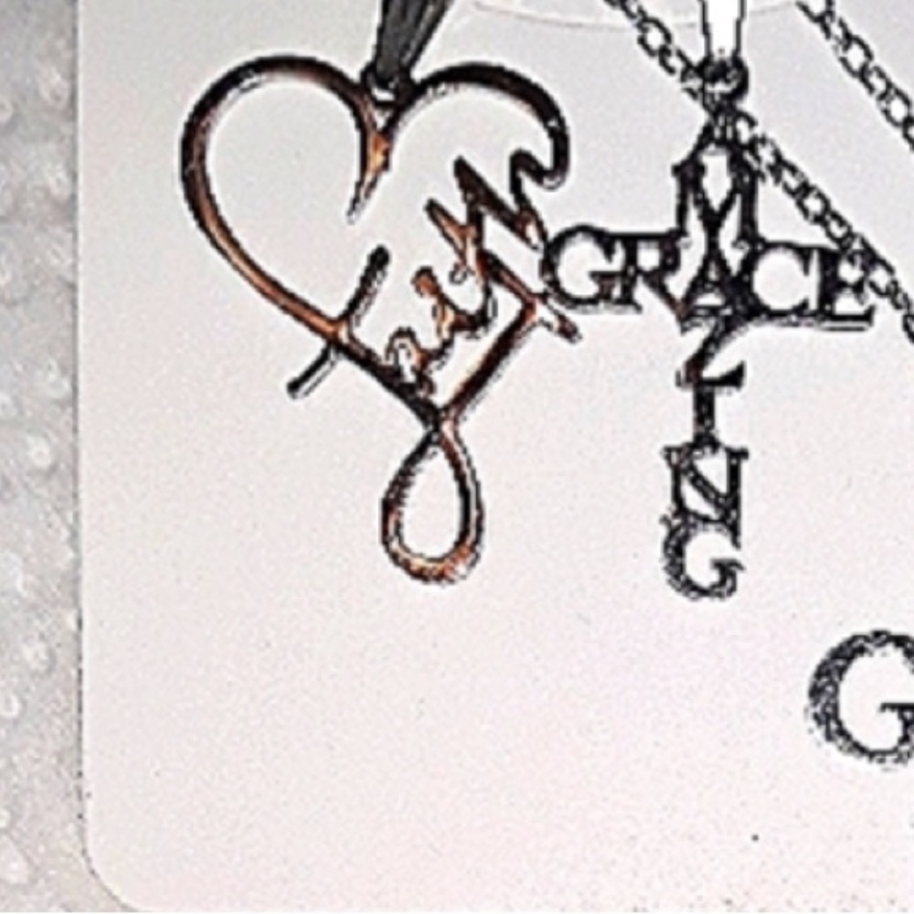 Cross Necklace Silver Pendant FAITH HEART Charm on 18-22"chain NEW…